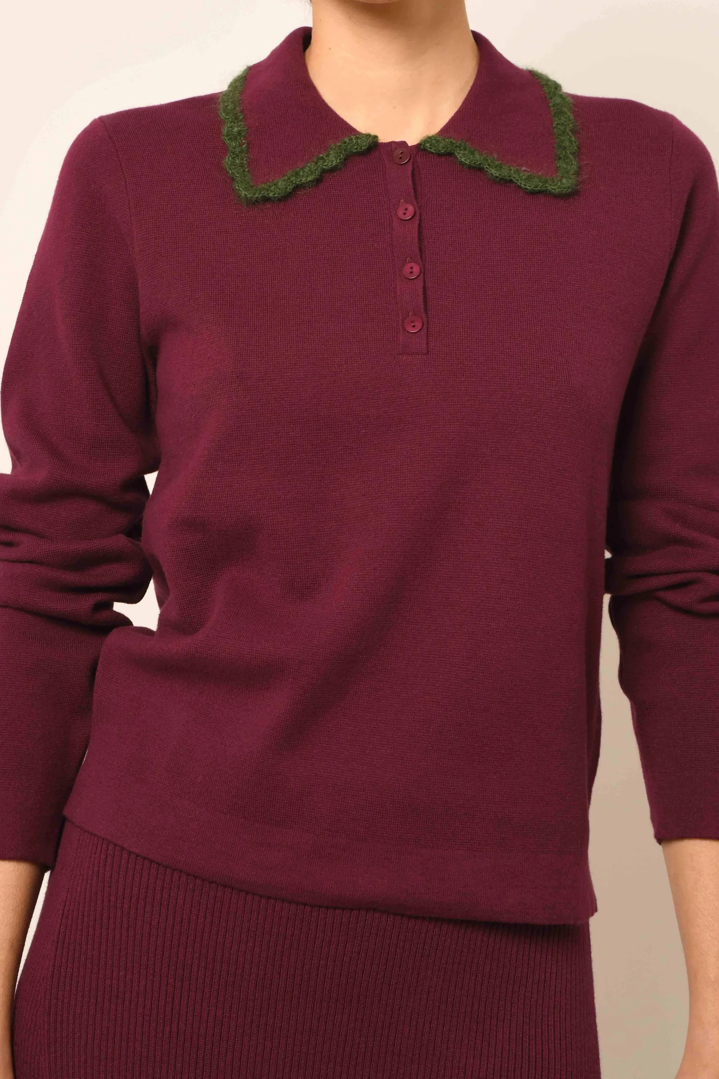 Ekyog Mailles | Pulls & Cardigans<Pull Montrey - Cramberry - S Rouge