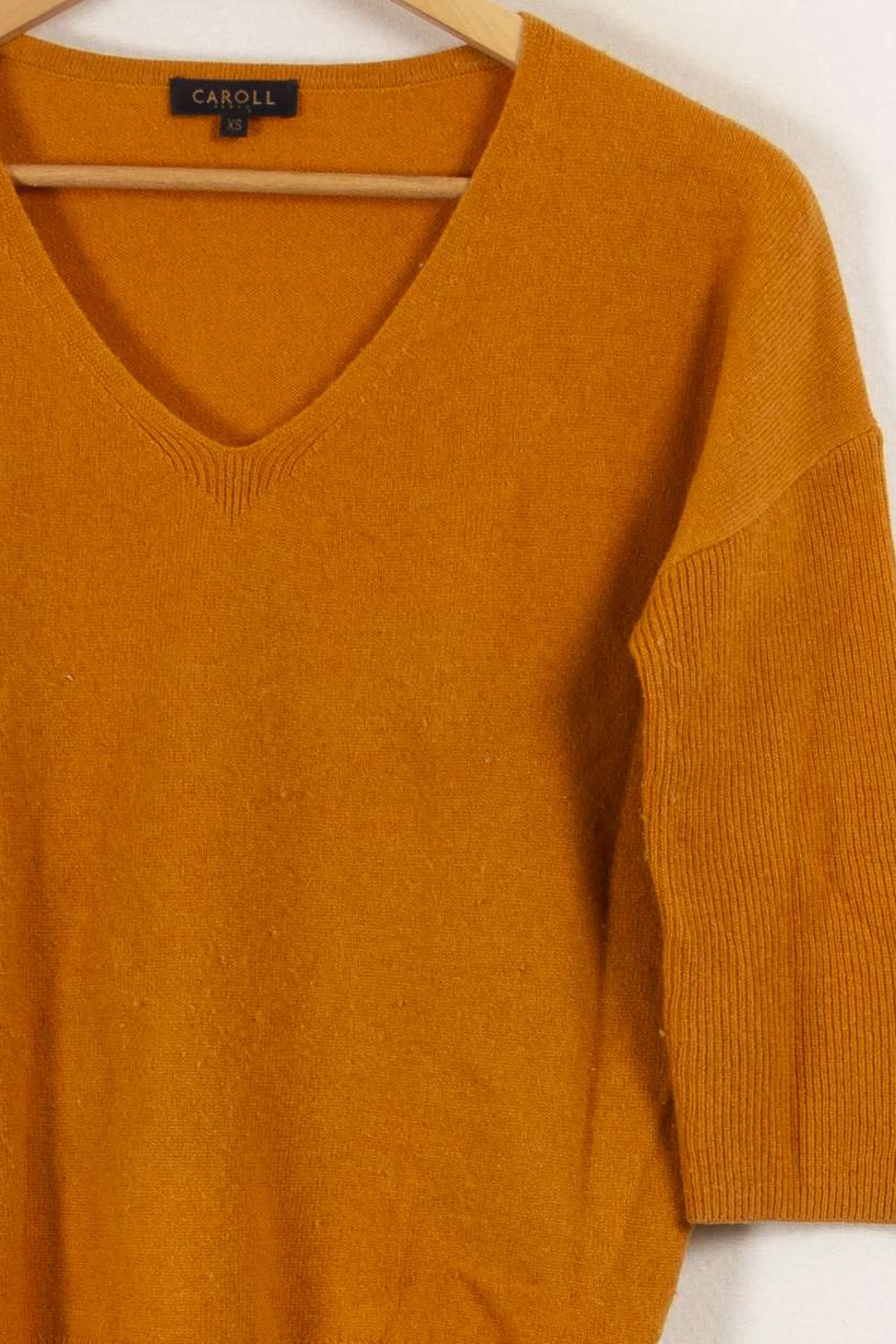 Caroll Mailles | Pulls & Cardigans<Pull - Taille XS/34 Orange