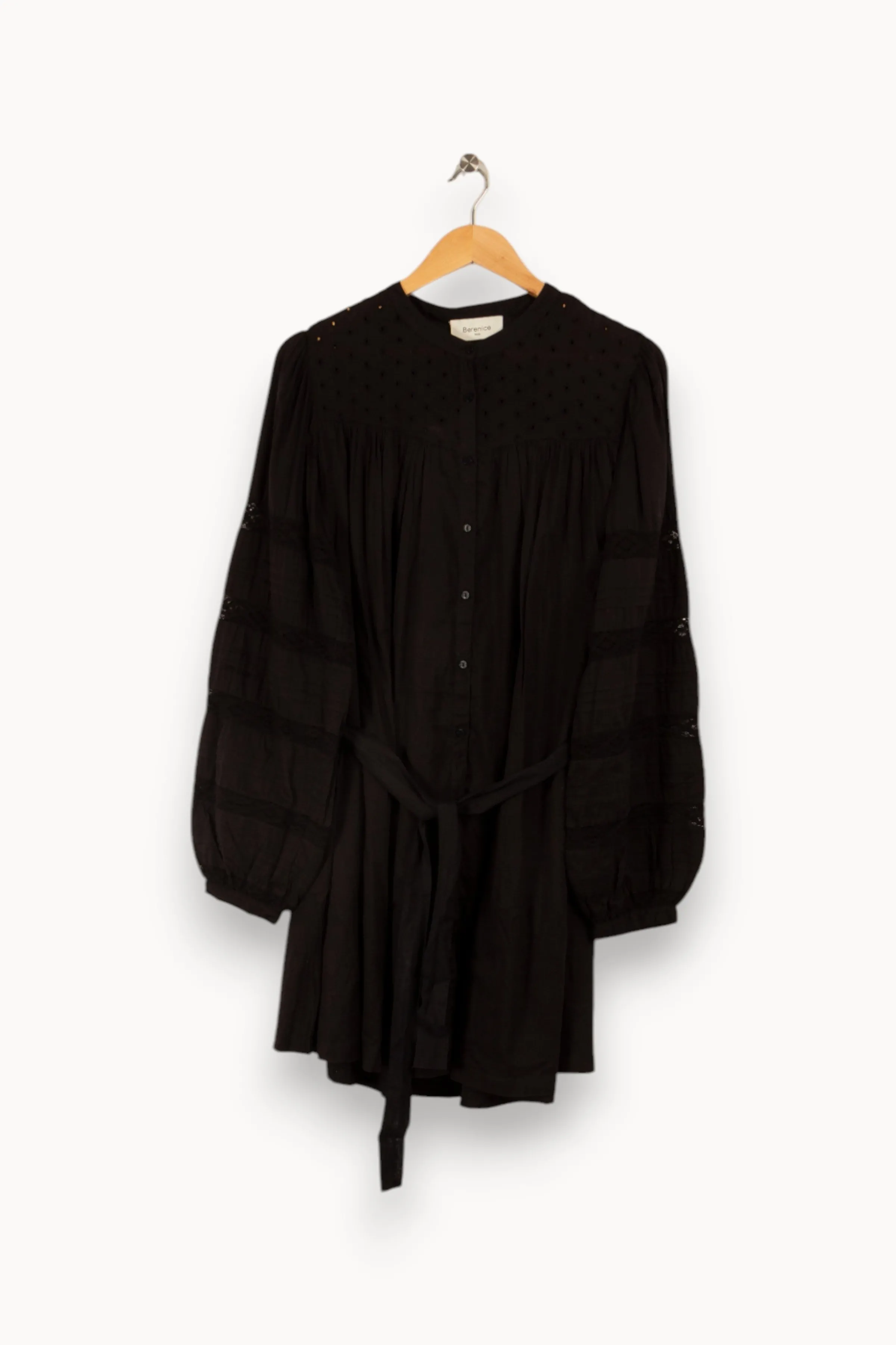 Bérénice Robes<Robe chemise e - Taille L/40 Noir