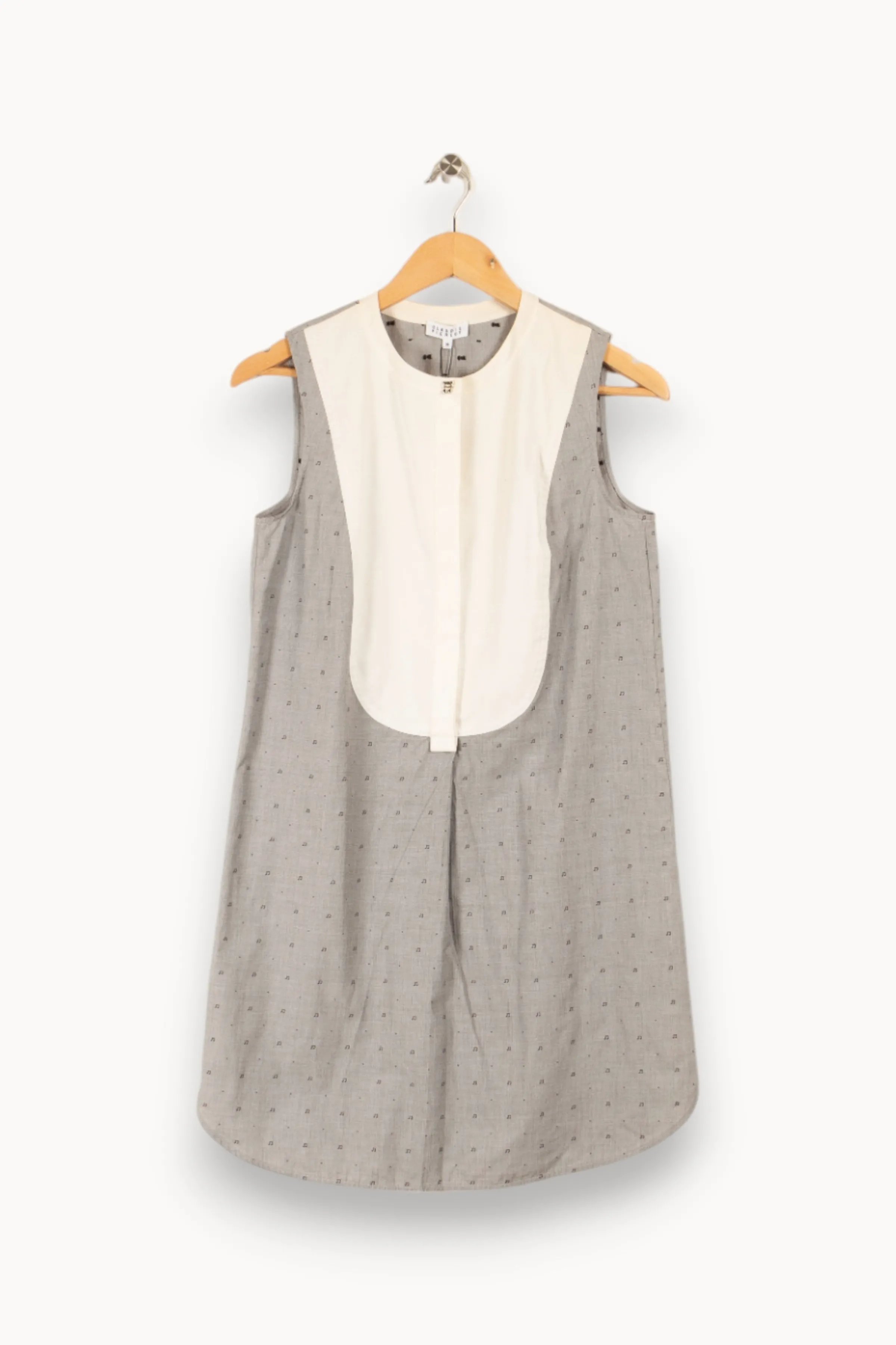 Claudie Pierlot Robes<Robe e à motifs - Taille M/38 Gris