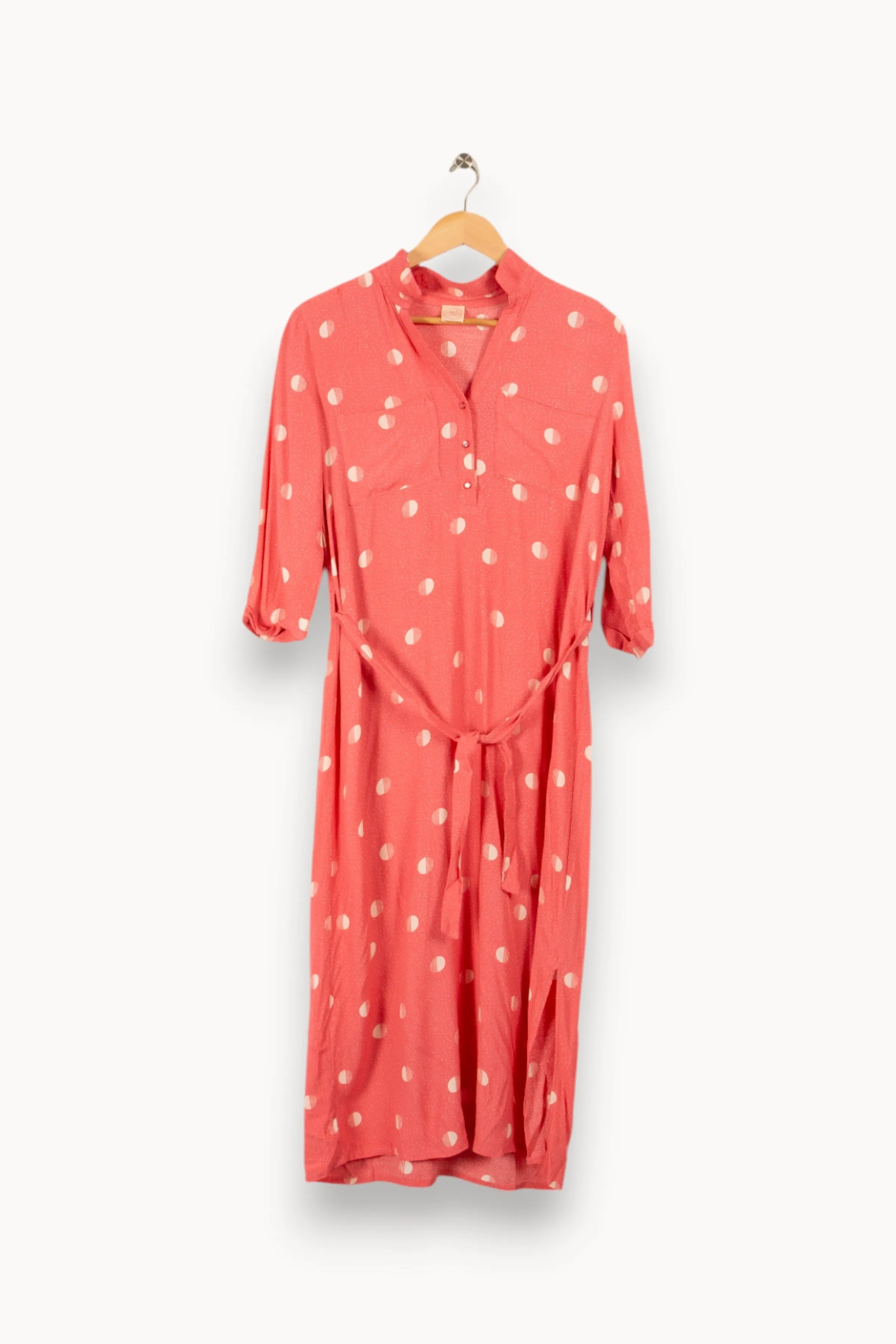 Des petits hauts Robes<Robe longue à motifs - Taille XS/34 Rose