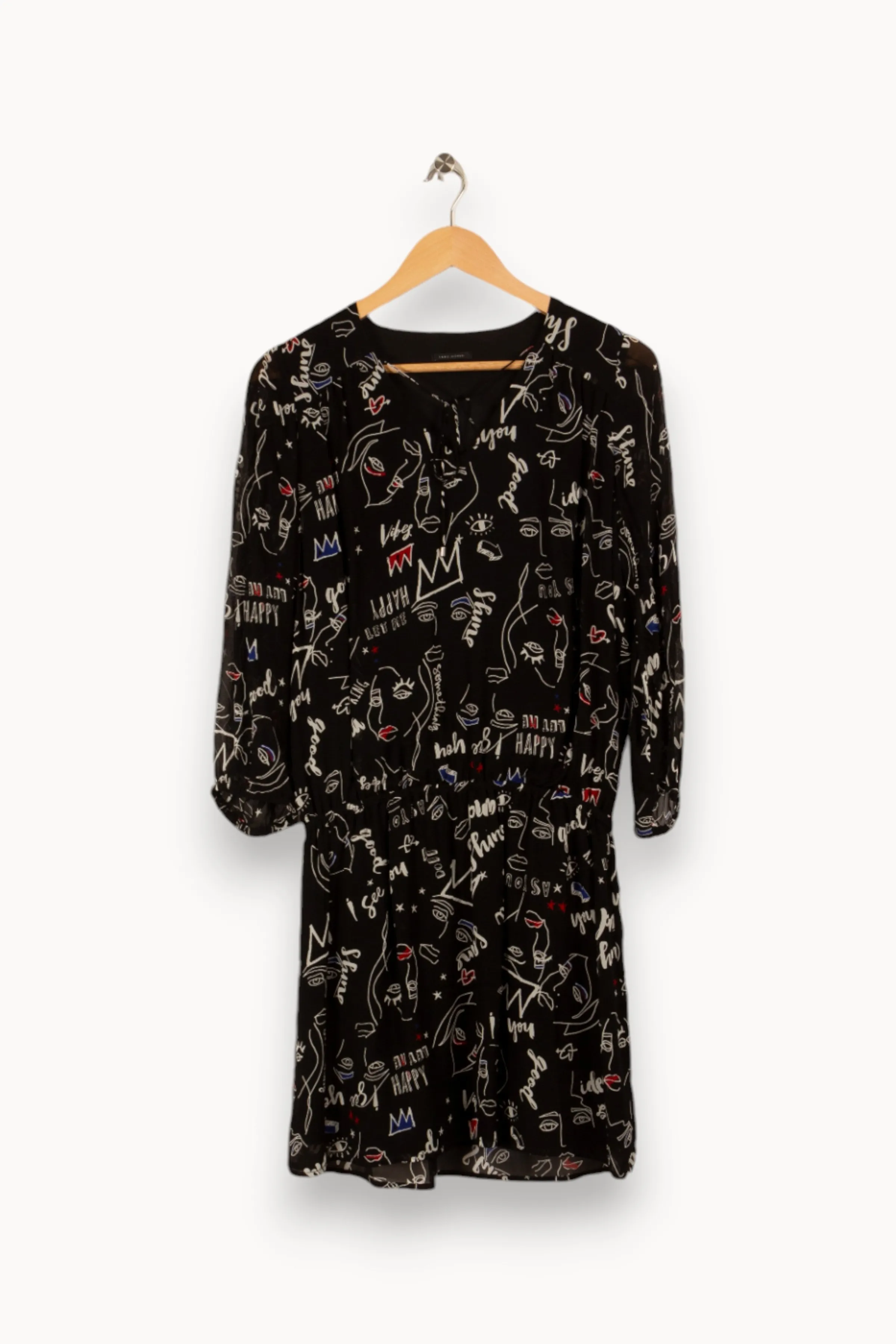 IKKS Robes<Robe e avec motifs - Taille M/38 Noir