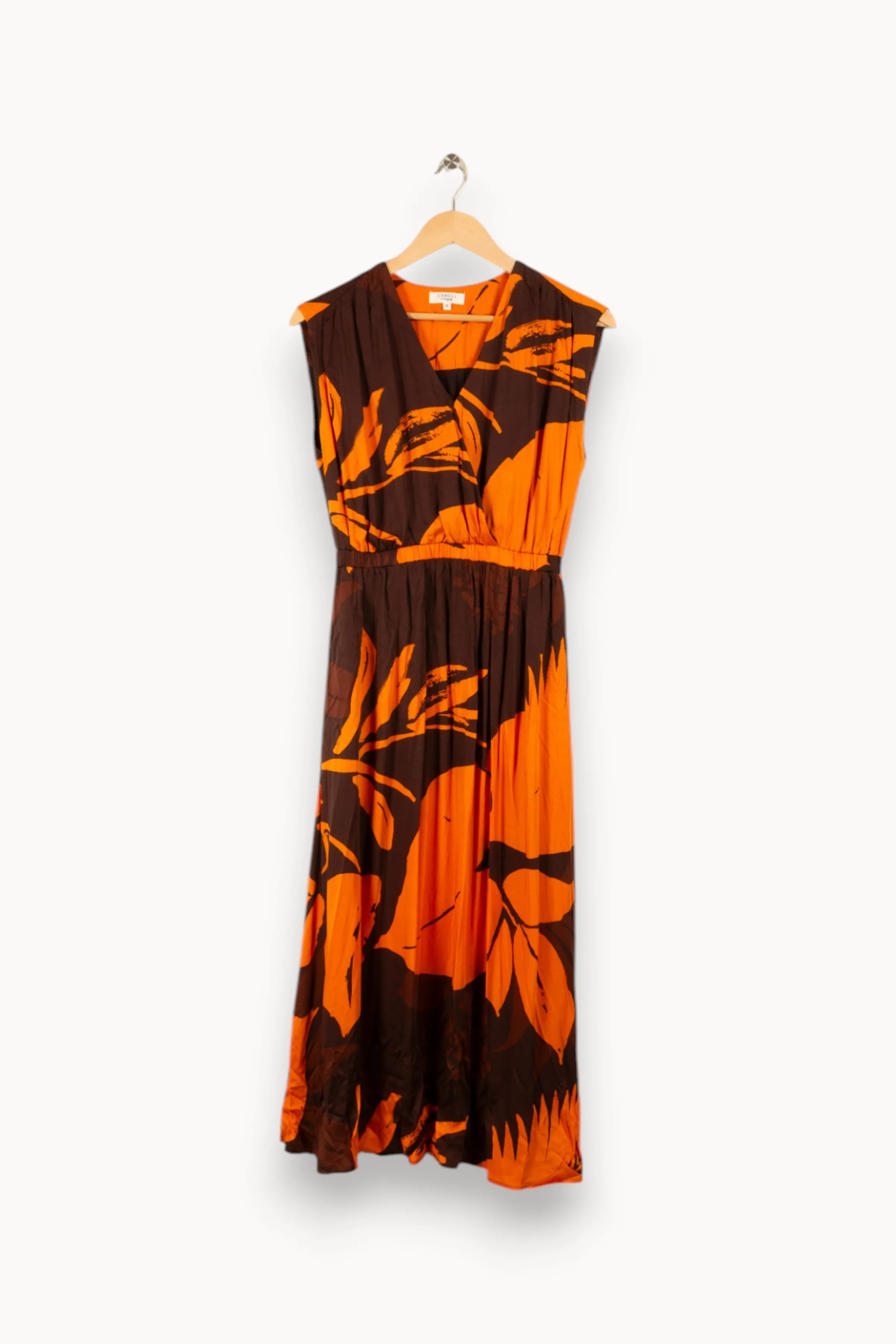 Caroll Robes<Robe à motifs - Taille S/36 Orange