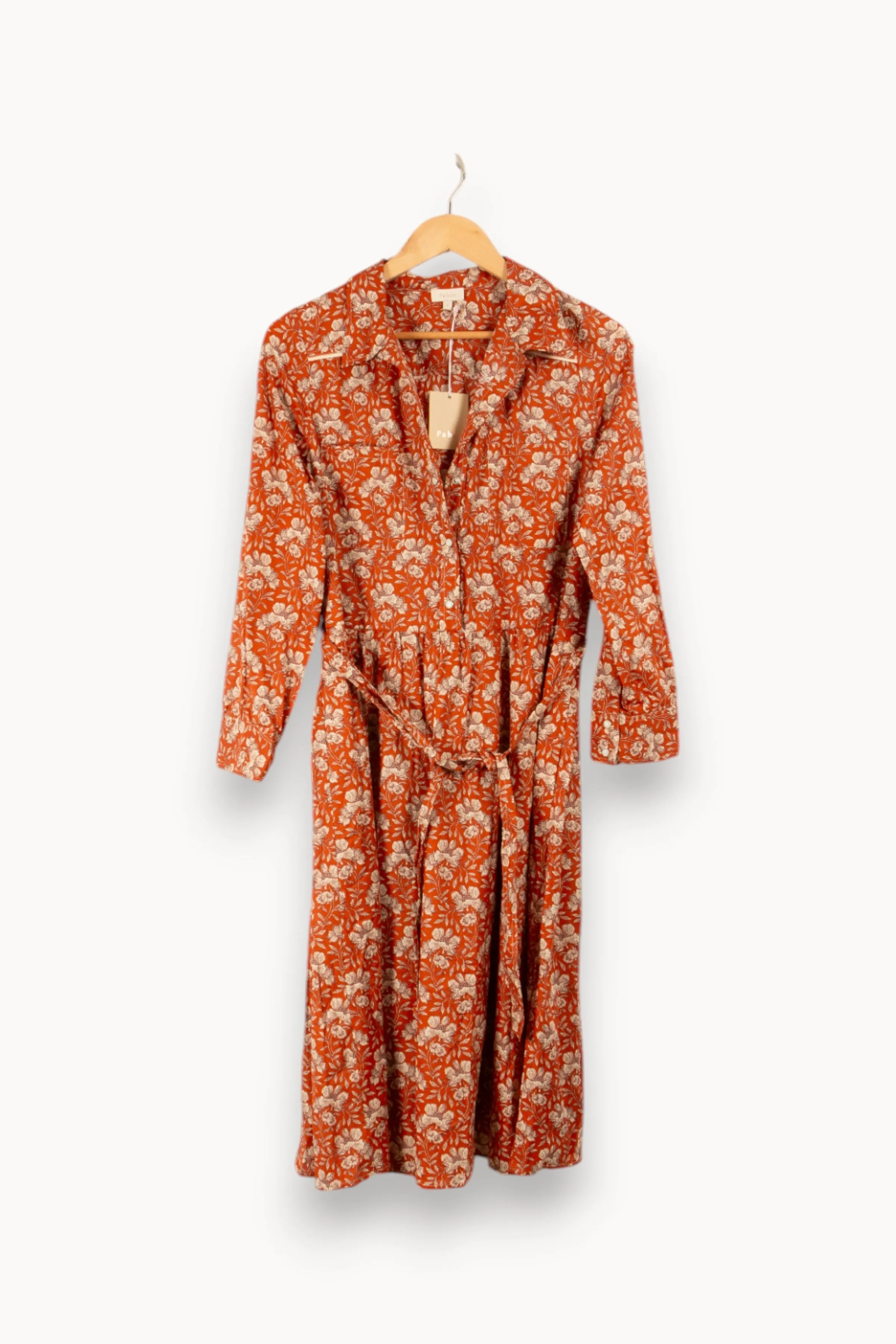 Pablo Robes<Robe fleurie - Taille M/38 Orange