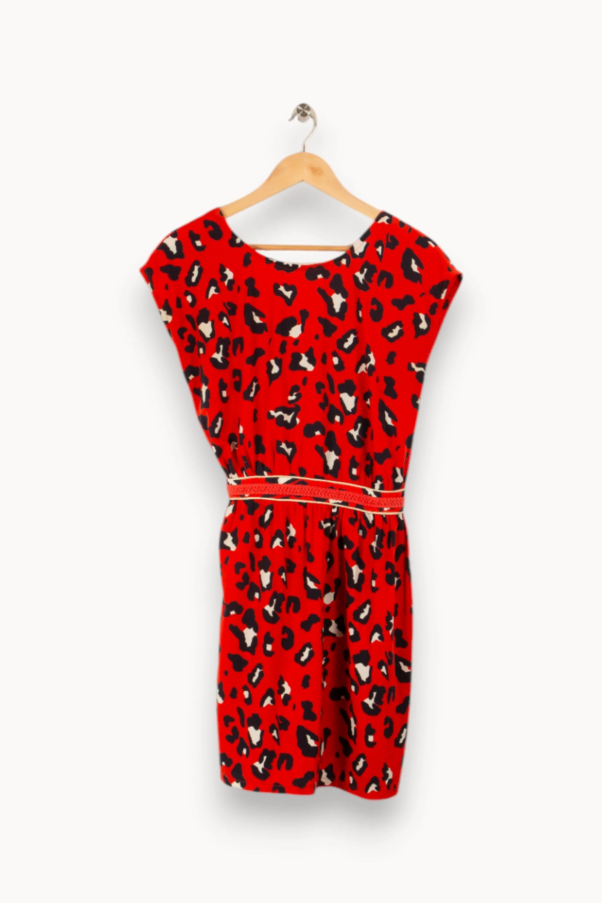 Opullence Robes<Robe à motifs - Taille M/38 Rouge