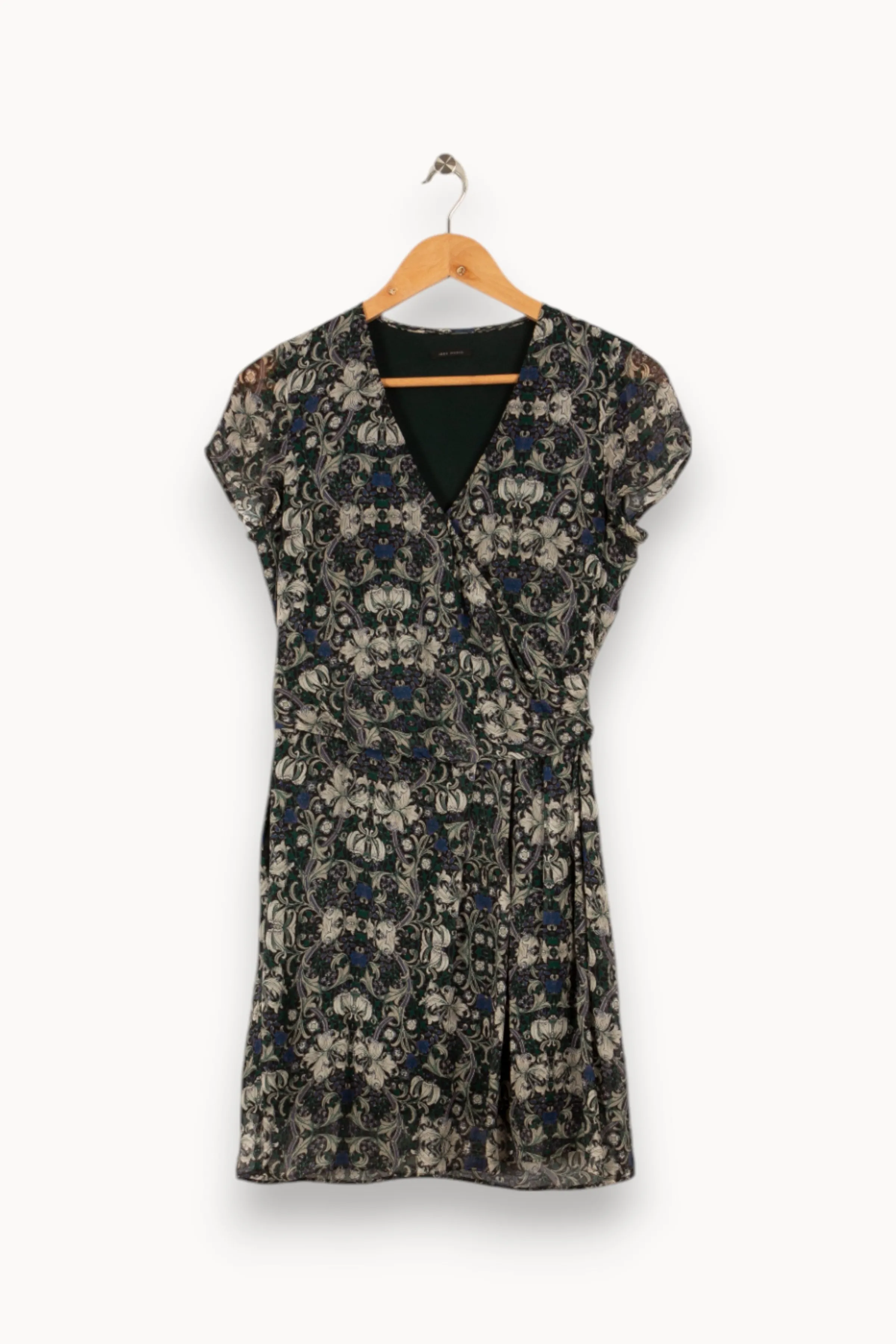 IKKS Robes<Robe verte à motif floral - Taille XS/34 Bleu