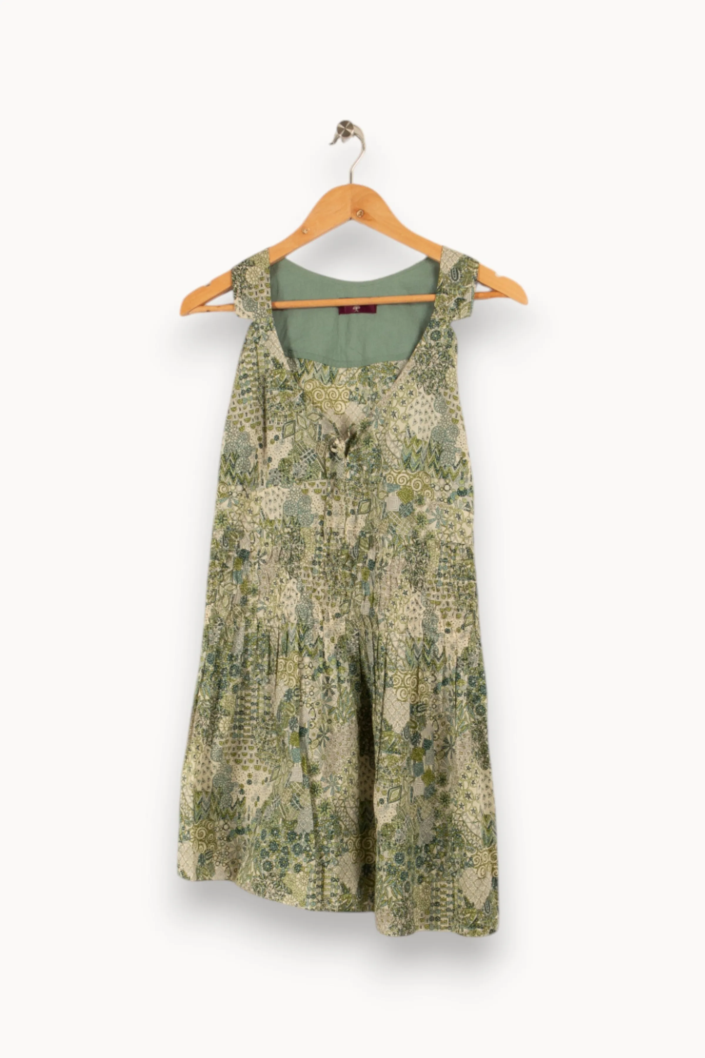 One Step Robes<Robe e à motifs - Taille L/40 Vert