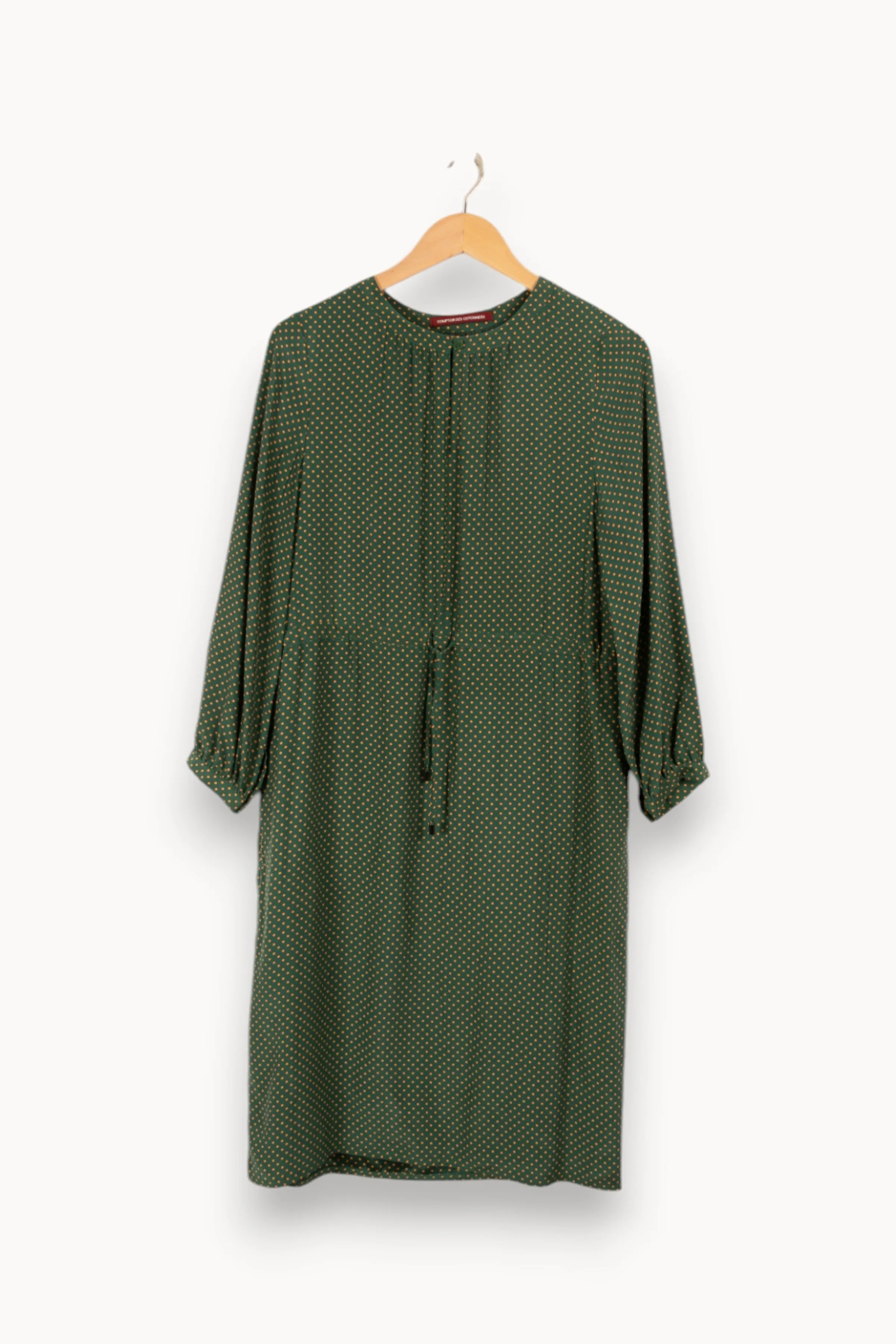 Comptoir des Cotonniers Robes<Robe e en soie - Taille L/40 Vert