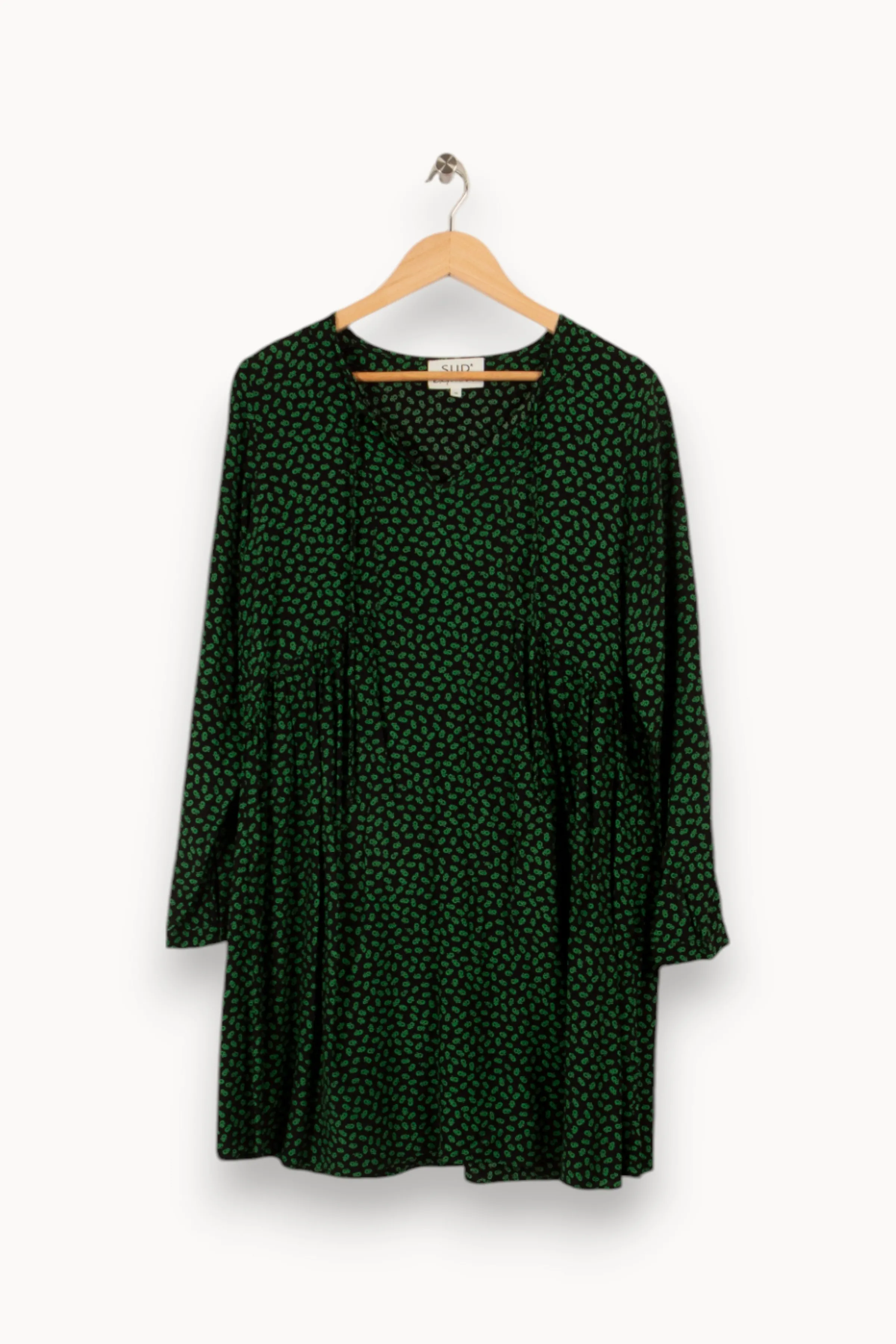 Sud express Robes<Robe e et noire - Taille M/38 Vert