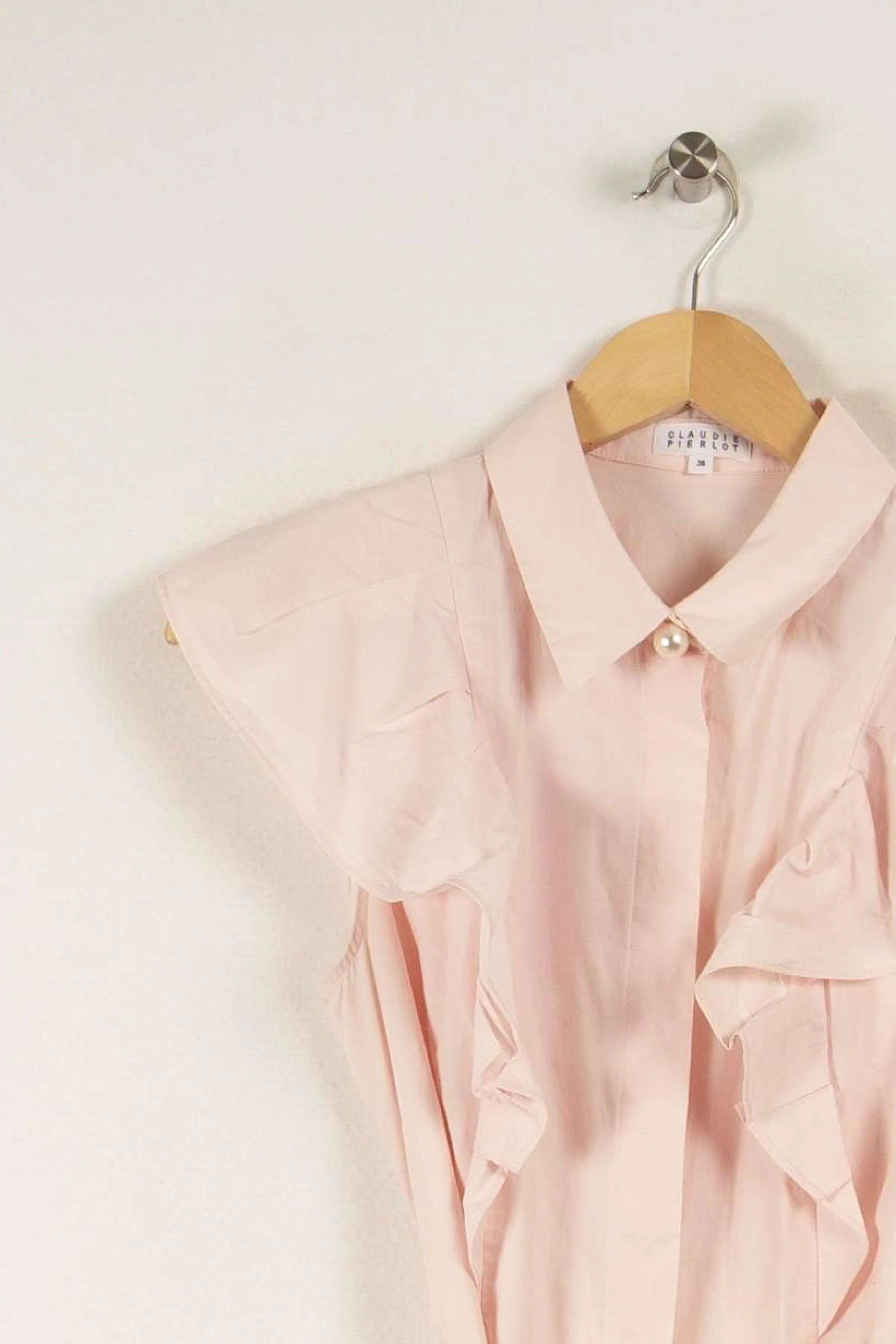 Claudie Pierlot Robes<Robe-chemise - Taille S/36 Rose