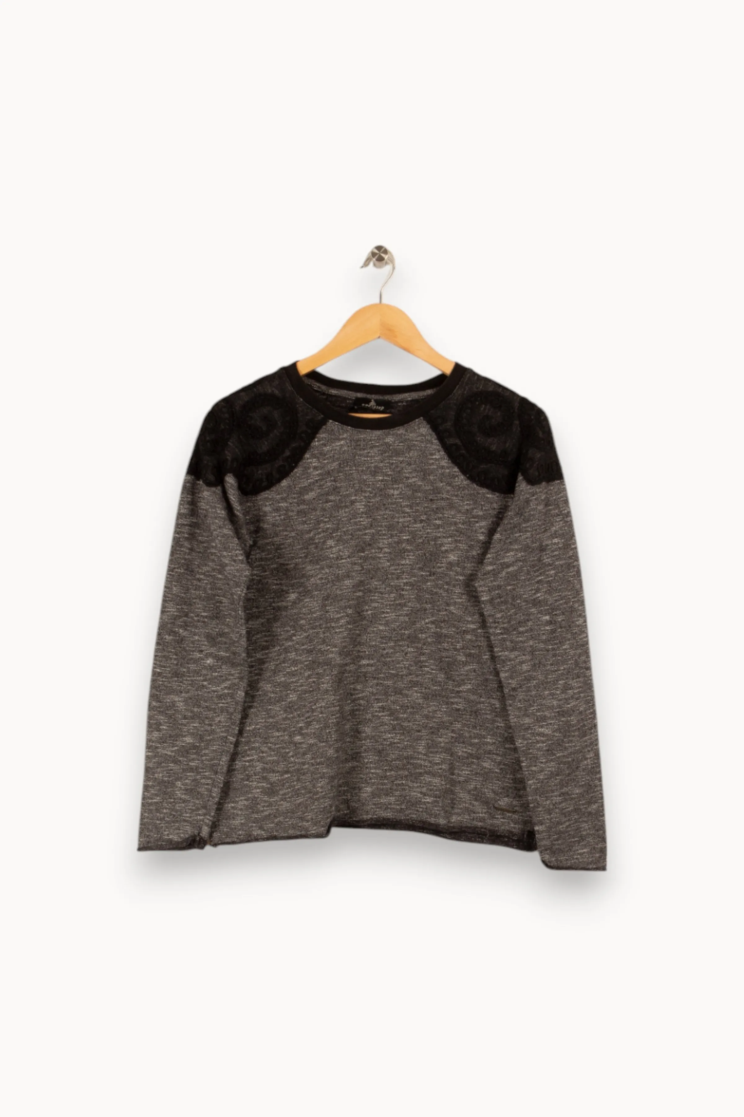 One Step Mailles | Pulls & Cardigans<Sweat bimatière - Taille M/38 Gris