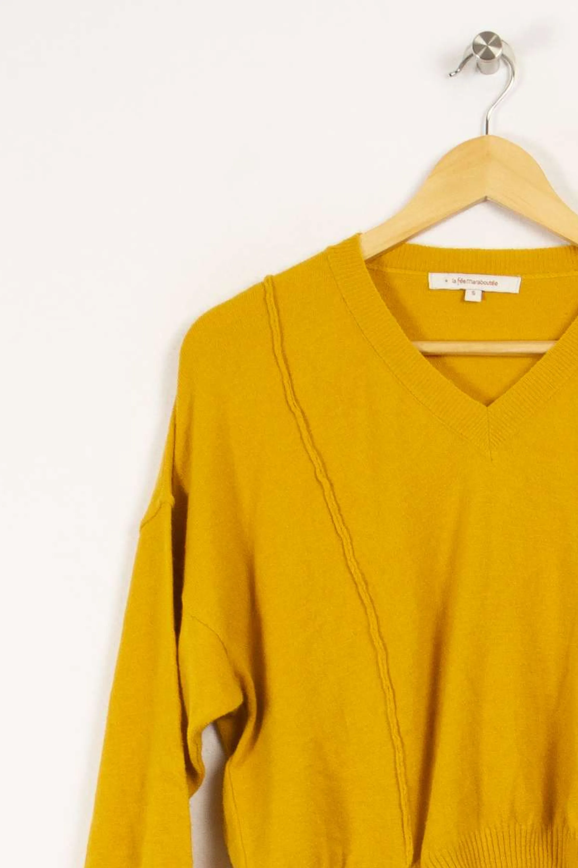 La Fée Maraboutée Mailles<Sweat - Taille S/36 Jaune