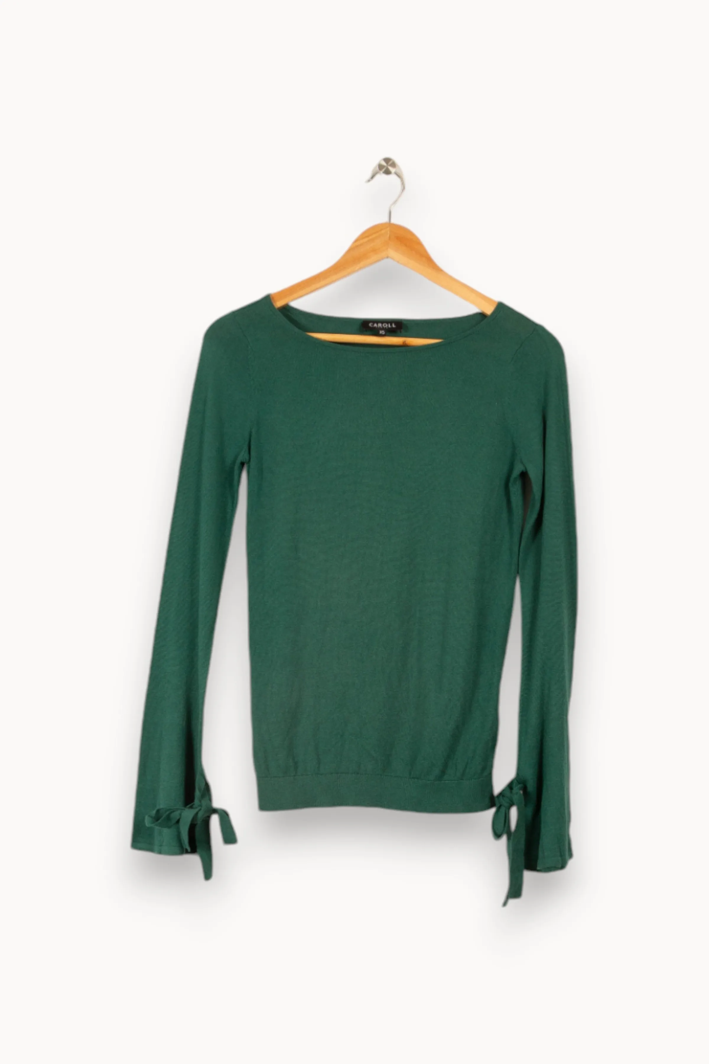 Caroll Mailles | Pulls & Cardigans<Sweat foncé - Taille XS/34 Vert