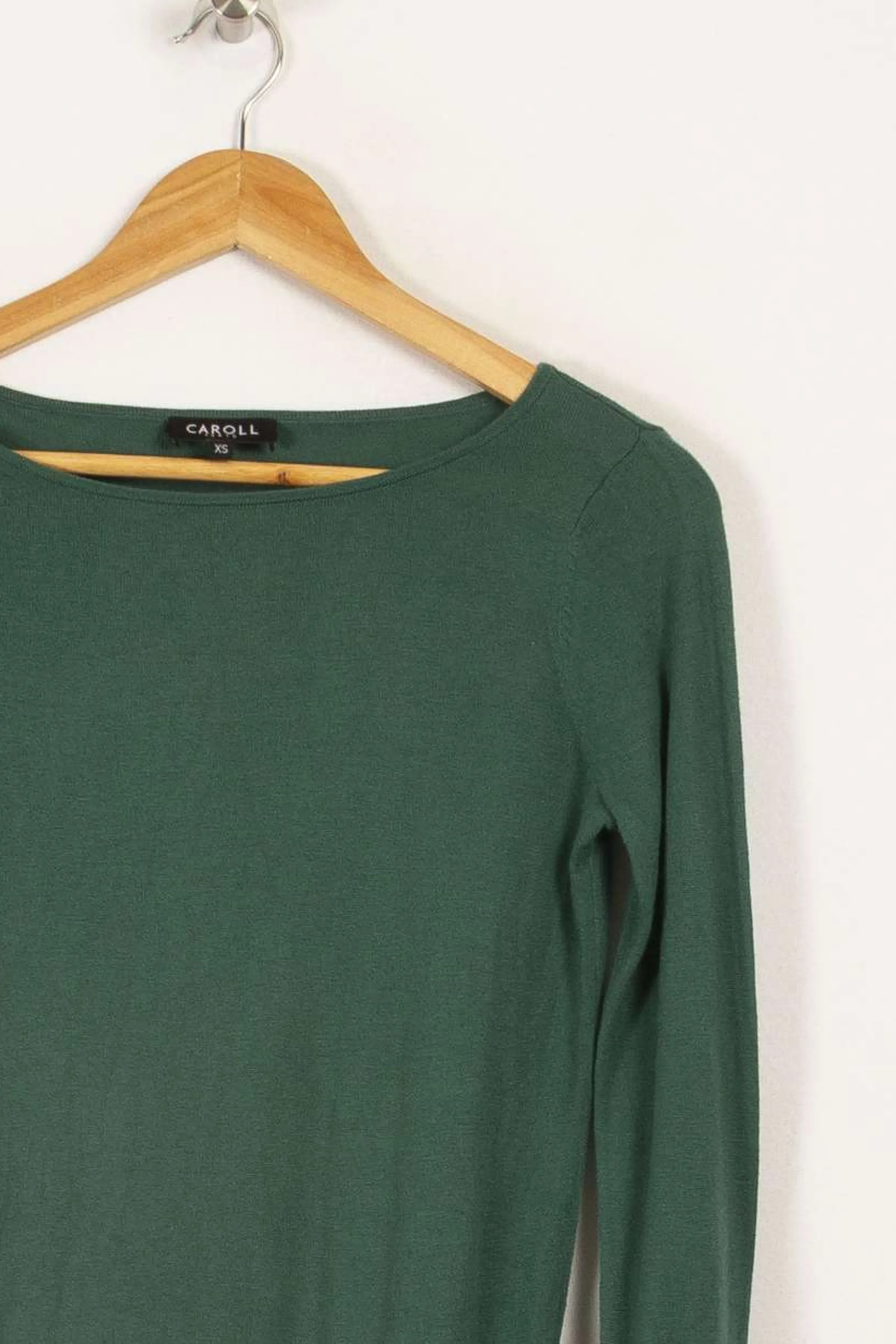 Caroll Mailles | Pulls & Cardigans<Sweat foncé - Taille XS/34 Vert