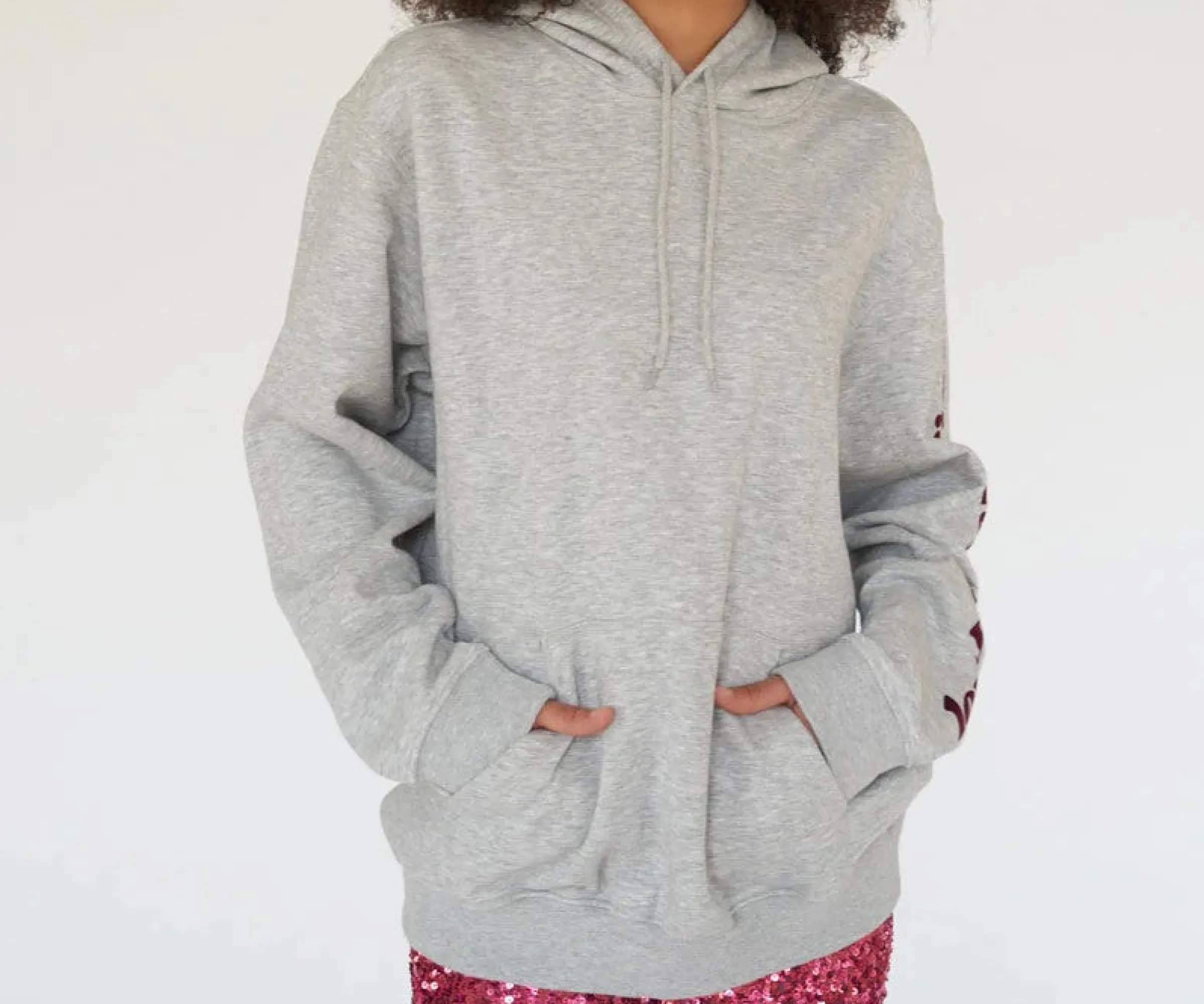 Parisienne et Alors Mailles | Pulls & Cardigans<Sweatshirt à capuche Vertus - 34 Gris