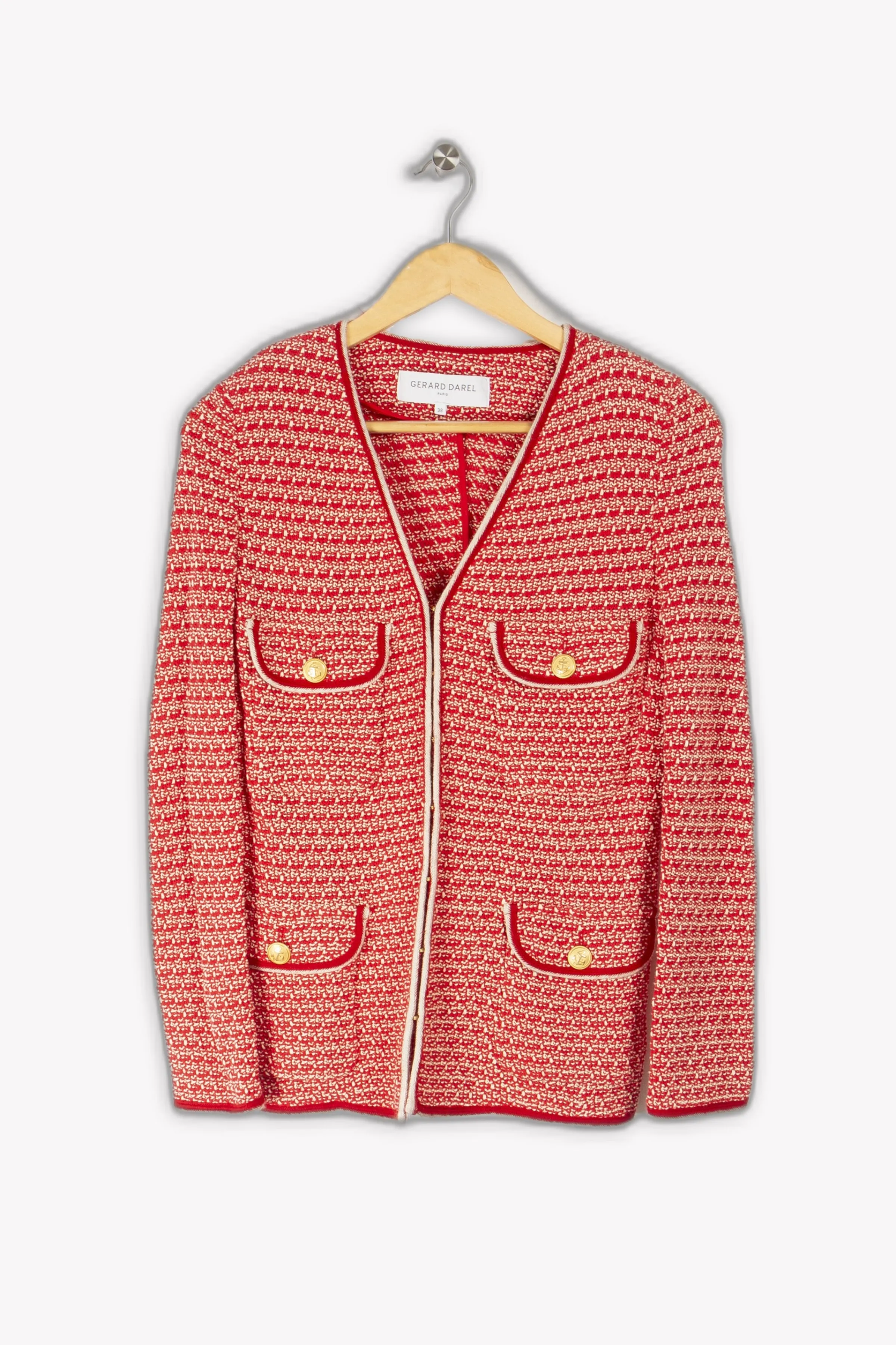 Gerard Darel Vestes & Manteaux<Veste - 38 Rouge