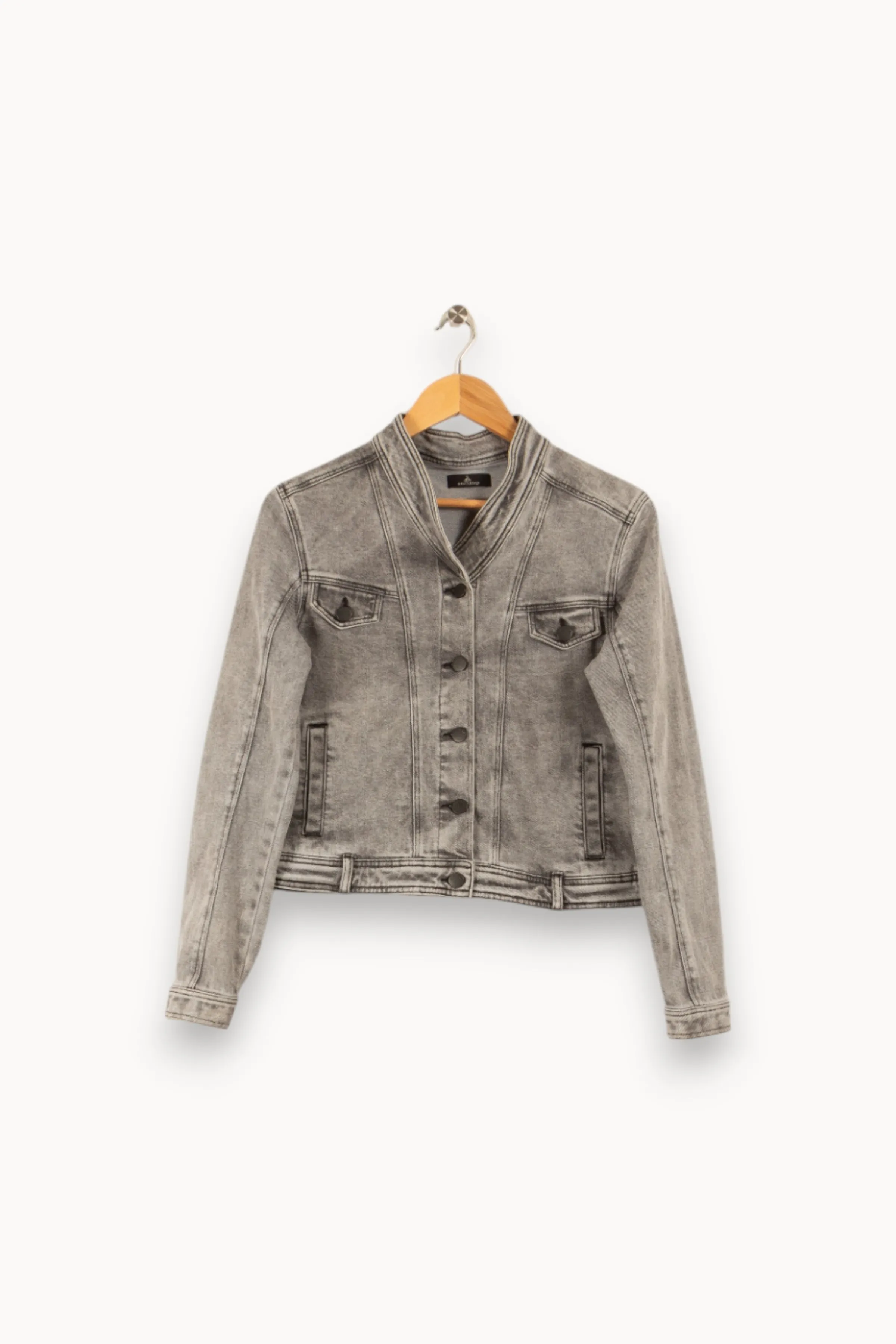 One Step Vestes & Manteaux<Veste en jean e - Taille M/38 Gris